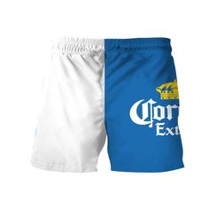 Corona Extra Basic Swim Trunks, Corona Extra swim trunks, Corona Extra beach shorts, men's Corona Extra swim trunks, Corona Extra shorts, Corona Extra board shorts, Corona Extra swim shorts, man's shorts, man's Workout Shorts, man's swim trunks, hawaiian short Blue Short Boxer Briefs For Beach, Blue Short Boxer Briefs For Vacation, Short Swim Trunks For Summer Sports Events, Summer Short Swim Trunks For Sports, White Boxer Briefs With Built-in Shorts For Beach, Blue Swimwear For Summer Sports Events, Summer Sports Bottoms With Built-in Shorts, Summer Sports Shorts, Blue Athletic Shorts For Sports Events In Summer