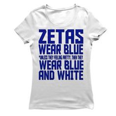 a white t - shirt with the words zetass wear blue and white