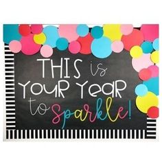 this is your year to sparkle bulletin board