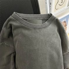 Wiaofellas Men's Autumn New Vintage High Street Hip Hop Long Sleeve Sweatshirt Temperament Commuter Casual Loose Top Grey 3 Piece Suit, Mens Dress Jackets, Wedding Party Shirts, Pilot Jacket, Beige Suits, Slim Fit Tuxedo, Blue Black Color, Fitted Coat, Shirt Casual Style