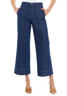 These ankle-length jeans from JOES JEANS boast a timeless flared cut and exposed seams. | Joe's Jeans Women's The Madison Ankle Trousers, 31 Ankle Trousers, Ankle Length Jeans, Exposed Seams, The Madison, Joes Jeans, Ankle Length, Women Jeans, Trousers, Clothes For Women