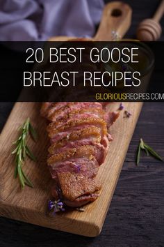 Goose Breast Recipes Goose Stew Recipes, Goose Chili Recipe, Goose Crockpot Recipes, Goose Brine Recipe, Snow Geese Recipes, Goose Sausage Recipes, Canada Goose Recipes, Goose Recipes Wild Crockpot, Snow Goose Recipes