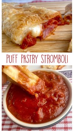 puff pastry stromboli is an easy and delicious appetizer to serve at any party