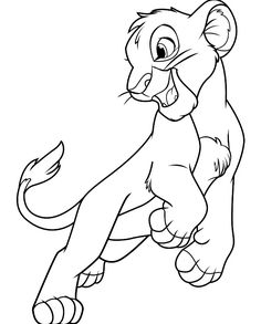 the lion cub from disney's live action coloring pages