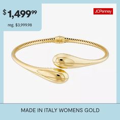 Features: Quick ShipCircumference: 7 InchMetal Color: YellowCare: Wipe CleanBracelet Type: Cuff BraceletsMetal: 14k GoldCountry of Origin: Imported Flexible Gold Bracelet For Anniversary, Formal Polished Finish Bangle, Anniversary Jubilee Cuff Bracelet, Yellow Gold Jubilee Cuff Bracelet, Polished Finish Fine Jewelry Cuff Bracelet, Gold Cuff Bracelet, Gold Bracelet Cuff, Gold Cuffs, Cuff Bracelet