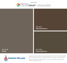 the color scheme for sherwinn's new paint colors