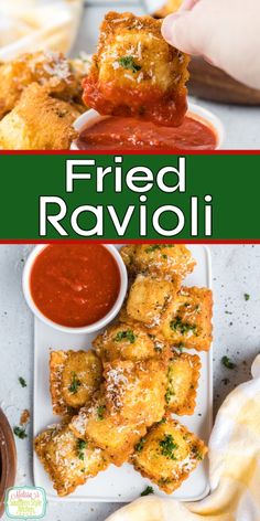 Fried Ravioli Deep Fried Ravioli, Fried Ravioli Recipe, Ravioli Recipes, Cajun Dirty Rice, Fried Ravioli, Pizza Slider, Italian Breadcrumbs, Pizza Sauce Recipe, Ravioli Recipe