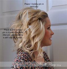 Side Twist Hair, Five Minute Hairstyles, Easy Work Hairstyles, Pretty Ponytails, Sweet Hairstyles, Hair Updos Tutorials, 5 Minute Hairstyles, Hair Tutorials Easy, Pinterest Hair