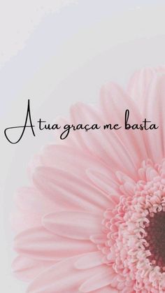 a pink flower with the words ataga me basta on it