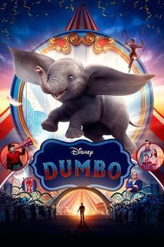 the movie dumbo is shown in this poster