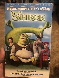 shrek movie poster with the characters from shrap and hinhous