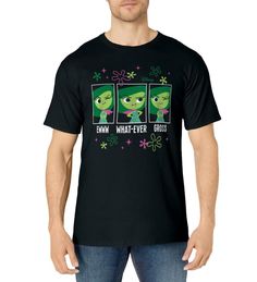 PRICES MAY VARY. Officially Licensed by Disney Graphic Artwork: H06376 Lightweight, Classic fit, Double-needle sleeve and bottom hem Graphic Artwork, Branded T Shirts, Top Styles, Inside Out, Fashion Branding, T Shirts, Disney, T Shirt