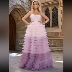 Super Cute And Stylish Ships In 5-10 Business Days Rose Purple, Ombre Dress, Rose Dresses, Prom Colors, Rose Dress, Tube Dress, Formal Wedding, Boutique Dresses, Pink Fashion