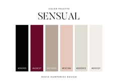 the color palette for an upcoming fashion line