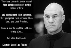 an image of a man with a quote from the movie star trek into space in black and white