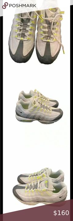 Air Max 95 Recraft GS Logos Pack Size 9.5 Nike Bright Neon Green 2021 Gs Logo, Air Max 95, Neon Green, Air Max, Nike, Green