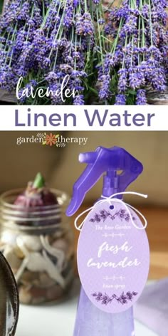 lavender water is the best way to get fresh flowers out of the garden and use it as a dispenser