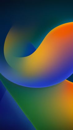 an abstract background with blue, yellow and orange colors