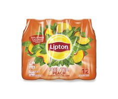 lipton iced tea peach 12 pack