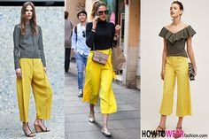 Style Yellow Pants, Stop Motion Photography, Motion Photography, Cropped Trousers