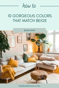 Discover 10 gorgeous colors that complement beige in home decor. Perfect for creating a relaxing atmosphere with beautiful color schemes. Space Saving Hacks, Find Color, Creative Decor, Warm And Cozy, Space Saving, Color Combinations, Decor Ideas, Living Spaces, Living Room