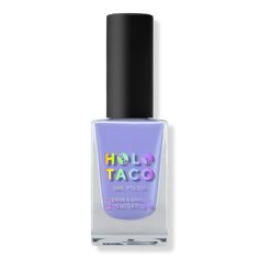 Crme Nail Polish - CREME NAIL POLISH PERI-SOCIALFeaturesBright periwinkle polish with a crme formulaFull coverage in 2 to 3 coatsIncludes a medium-width rounded crme brush10-freeFormulated WithoutFormaldehyde, toluene, DPB (dibutyl phthalate), formaldehyde resin, camphor, ethyl tosylamide, xylene, triphenyl phosphate, MIT (methylisothiazolinone) and parabens - Crme Nail Polish Holo Taco, Nail Polish Collection, Ulta Beauty, Beauty Nails, Beauty Women, Acrylic Nails, Tacos, Nail Polish, Nails