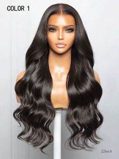 wavy human hair wigs Wavy Lace Front Wigs, Natural Straight Hair, Lace Front Wigs Human Hair, Wigs Human Hair, Hair Density, Bleached Hair, Black Natural Hairstyles, Natural Hair Color, Wig Styles