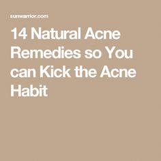 Follow these 14 tips to clear up that acne without the harsh cleansers or pills.Acne is a nuisance, the bane of our teenage lives that unfortunately likes to hang around well into adulthood too. Clogged pores are to blame for both black heads and white heads. Sebum, an oily substance produced by the body, along with de Black Heads, Natural Acne, Acne Free, Acne Remedies, Natural Treatments, Health Remedies