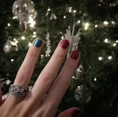 OPI Midnight Mistletoe Rendezvous Engagement Rings