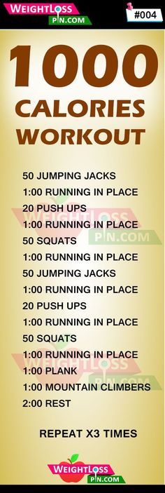 a poster with the words 10, 000 calories workout written in red and yellow