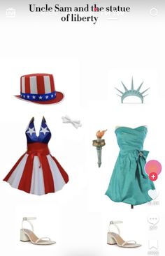 the american flag dress up game is on