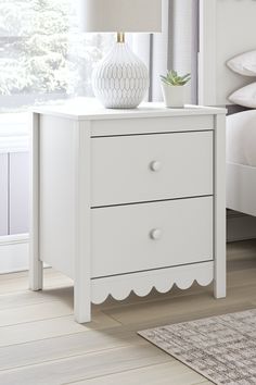 Hallityn White Nightstand - Ornate Home Nursery Furniture Collections, Boys Bedroom Furniture, Tv Stand Furniture, Outdoor Bar Furniture, Foldable Bed, Kids Nightstand, Reclining Furniture, White Nightstand, Ornate Furniture