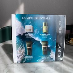 La Mer Essentials 4 Pieces Skincare Set Includes: Crme De La Mer Moisturizer (0.12 Oz) The Treatment Lotion (0.17 Oz) The Revitalizing Serum (0.1 Oz) The New Eye Concentrate (0.1 Oz) All Mini Size / Travel Size New, Never Use. Please Notice The Size Before Purchase, This Listing Is A Small Size. La Mer Moisturizing Cream, Empty Jar, Hydrating Serum, Beauty Inside, Skincare Set, Gel Cream, Skin Care Women, Beauty Sets, Moisturizer Cream