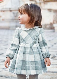 HONEYPIEKIDS | Mayoral Baby & Toddler Girls Holiday Blue Plaid Collared Dress Girls Matching Dresses, Baby Mode, Plaid Baby, Check Dress, Baby & Toddler Clothing, Fashion Kids, Toddler Dress, Collar Dress, 2023 2024