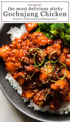 the most delicious sticky gochuang chicken recipe