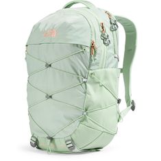 Combining a women-specific suspension and a bungee cord system for storage and compression  the women's The North Face Borealis Luxe pack has plenty of pockets to keep your daily essentials organized. Skin Hacks, The North Face Borealis, North Face Borealis, Aesthetic Backpack, Dorm Ideas, Quick Draw, Stitch Lines, Bungee Cord, Tablet Sleeve