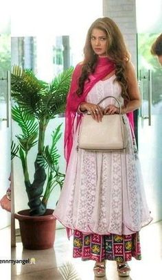 Jennifer Dress, Jennifer Winget Beyhadh, Global Desi, Long Kurti Designs