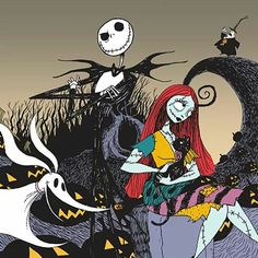 an image of a cartoon scene with jack and sally