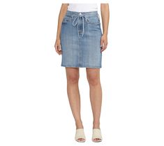 Show off your curves in this classic knee-length skirt fashioned to flatter with a hint of stretch. From JAG. Denim Skirts Knee Length, Jag Jeans, Knee Length Skirt, Show Off, Skirt Fashion, Denim Skirt, Dress Skirt, Knee Length, Fashion Dresses