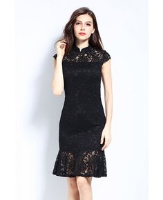 Get 10% off now! Buy L-5XL Fishtail Fitted Little Black Party Dress With Cap Sleeves at cheap price online. Free stable shipping and pro custom service since 2009. Little Black Party Dress, Fall Winter Style, Dresses For Wedding Guests, 2024 Dresses, Black Party Dress, Dress With Cap Sleeves, Semi Formal Dresses, Black Party Dresses, Bridal Party Dresses