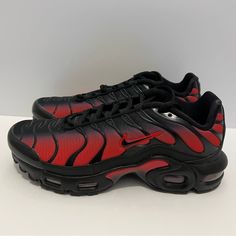 Brand New, Comes Without Box. Air Max Plus Tn, Shoes Nike Air, Nike Air Max Plus, Nike Red, Air Max Plus, Grade School, School Colors, Kids Nike, Shoes Nike