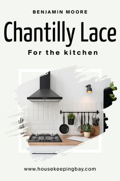 Chantilly Lace for the Kitchen by Benjamin Moore Best Benjamin Moore Black, Benjamin Moore Black, Wooden Furniture