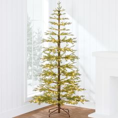 Pre-Lit Sparse Christmas Tree w/ 2-in-1 LED Lights Sparse Christmas Tree, Holiday Display, Trunk, Led Lights, Trees, Christmas Tree, Led, Christmas, Design