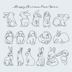 an image of happy easter bunnies coloring pages for adults and children to print out