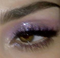 Purple Hoco Makeup Looks, Purple Speak Now Makeup, Purple Eyeshadow Looks For Prom, Purple Makeup Ideas For Brown Eyes, Sparkly Purple Makeup Looks, Sparkly Birthday Makeup, Speak Now Makeup Eras Tour, Purple Prom Eyeshadow, Quince Makeup Purple And Gold