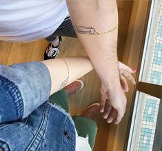 Infinity Train Tattoo, Train Tattoo Small Simple, Vietnamese Tattoo, Tattoos For Siblings, Train Tattoo, Phoenix Tattoo For Men, Matching Tattoos For Siblings, Black Sign, Single Needle Tattoo