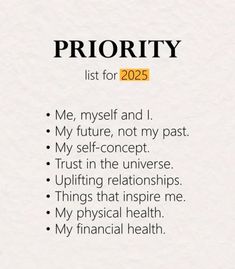 a white sheet with the words priority list for 2055 on it and an image of a