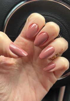 Nude Brown Nails, Boho Nails, Simple Gel Nails, Blush Nails, Brown Nails, Clean Nails, Elegant Nails