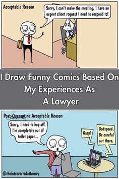 comic strip about how i draw funny comics based on my experiences as a lawyer