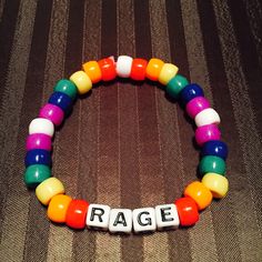 Grunge Kandi, Grunge Accessories, Beaded Braclets, Kandi Kid, Weird Jewelry, Kandi Cuff